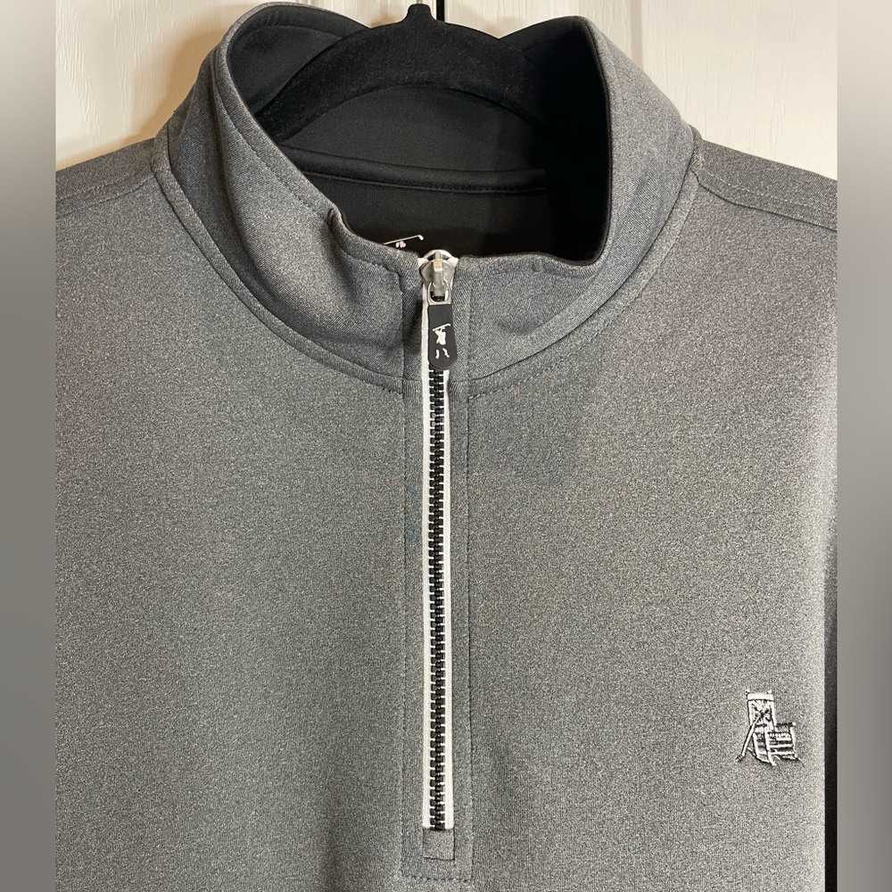 Gray Quarter-Zip Pullover - image 5